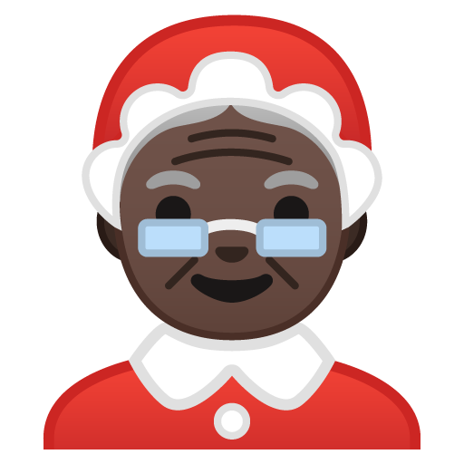 Mrs. Claus: Dark Skin Tone, the design in this release