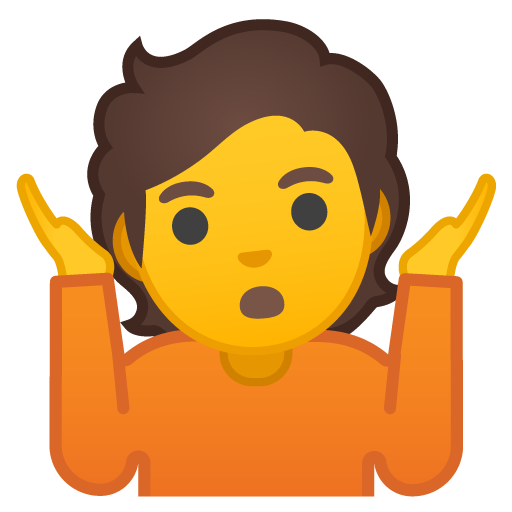 Person Shrugging, the design in this release