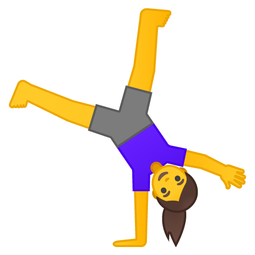 Woman Cartwheeling, the design in this release