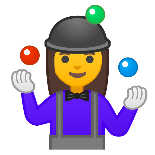 Woman Juggling, the design in this release