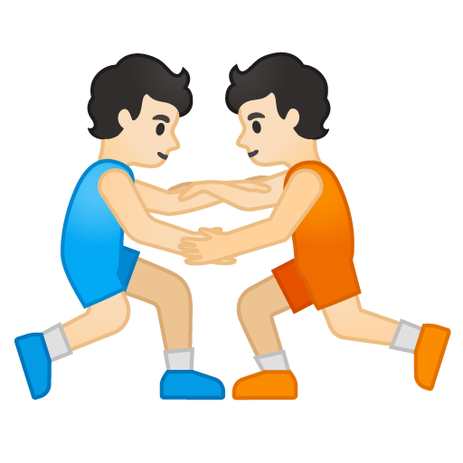People Wrestling: Light Skin Tone, the design in this release
