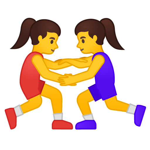Women Wrestling, the design in this release
