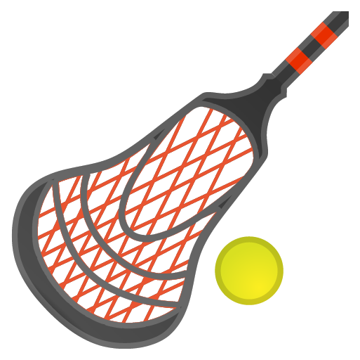 Lacrosse as drawn by Google in Android 10.0