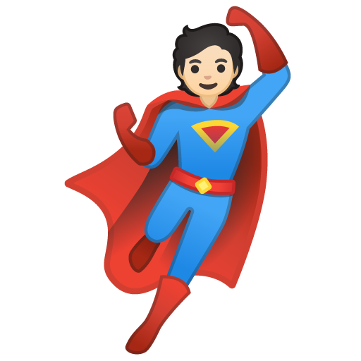 Superhero: Light Skin Tone, the design in this release