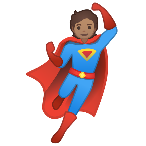 Superhero: Medium Skin Tone, the design in this release