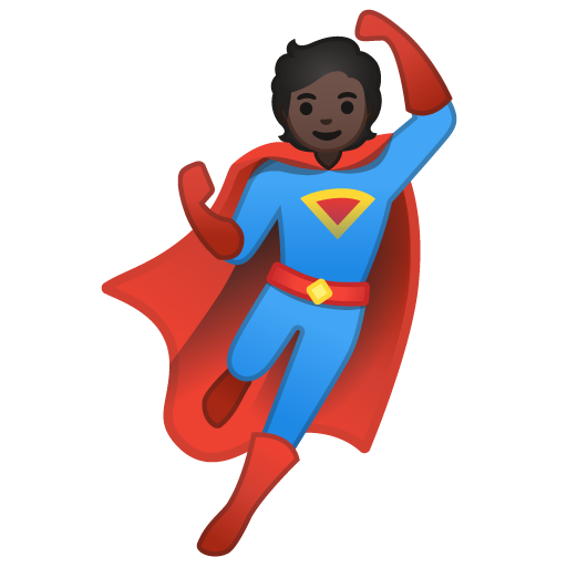 Superhero: Dark Skin Tone, the design in this release
