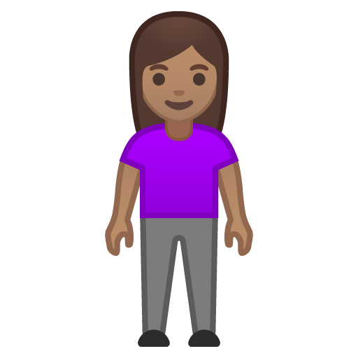 Woman Standing: Medium Skin Tone, the design in this release