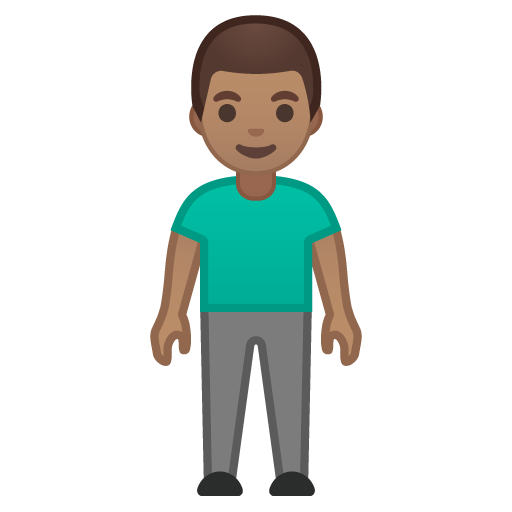 Man Standing: Medium Skin Tone, the design in this release