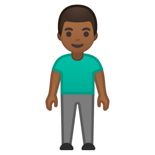 Man Standing: Medium-Dark Skin Tone, the design in this release