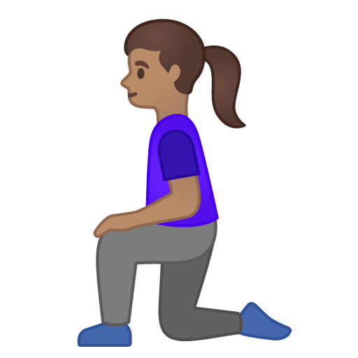 Woman Kneeling: Medium Skin Tone, the design in this release