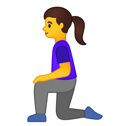 Woman Kneeling, the design in this release