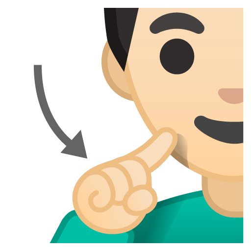 Deaf Man: Light Skin Tone, the design in this release