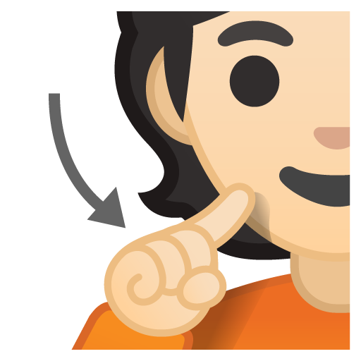 Deaf Person: Light Skin Tone, the design in this release