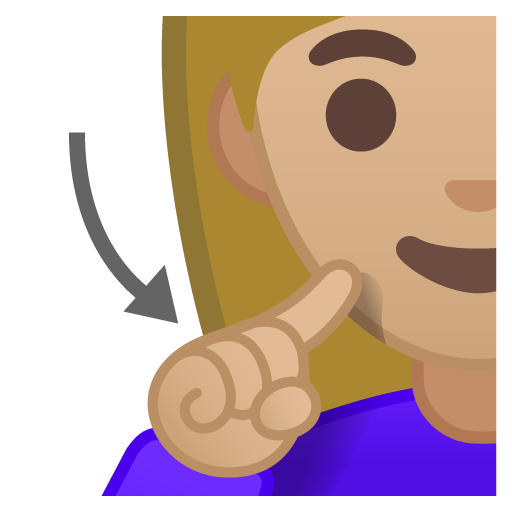 Deaf Woman: Medium-Light Skin Tone, the design in this release