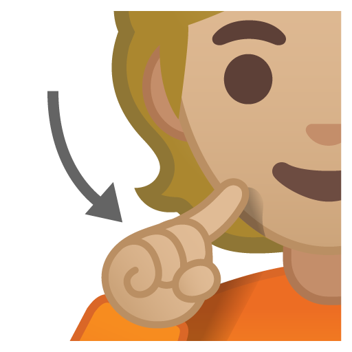 Deaf Person: Medium-Light Skin Tone, the design in this release