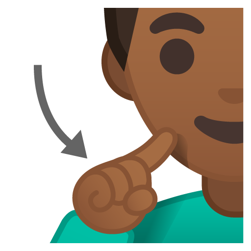 Deaf Man: Medium-Dark Skin Tone, the design in this release