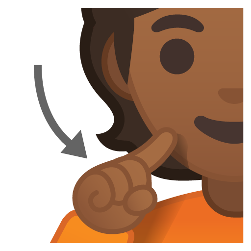 Deaf Person: Medium-Dark Skin Tone, the design in this release