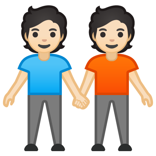 People Holding Hands: Light Skin Tone, the design in this release