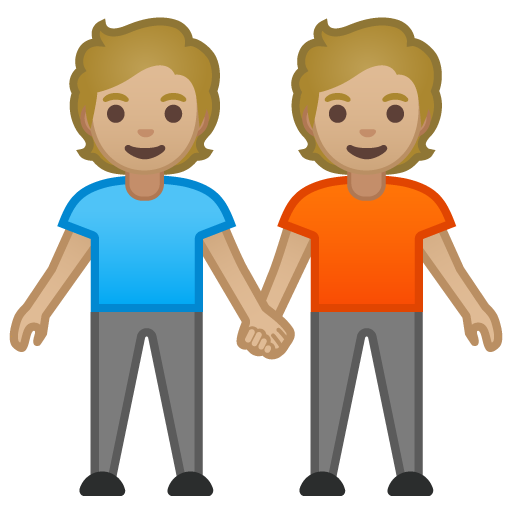 People Holding Hands: Medium-Light Skin Tone, the design in this release