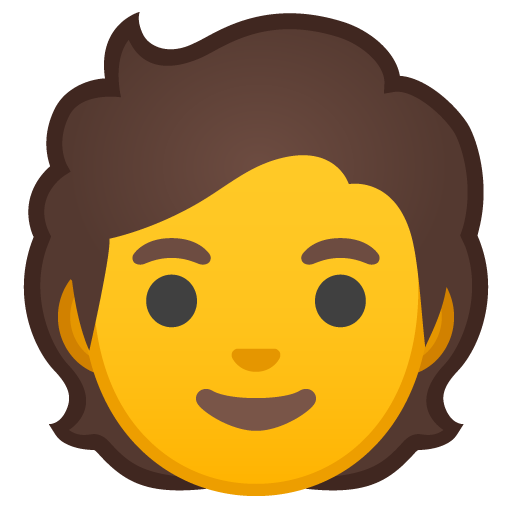 Person as drawn by Google in Android 10.0