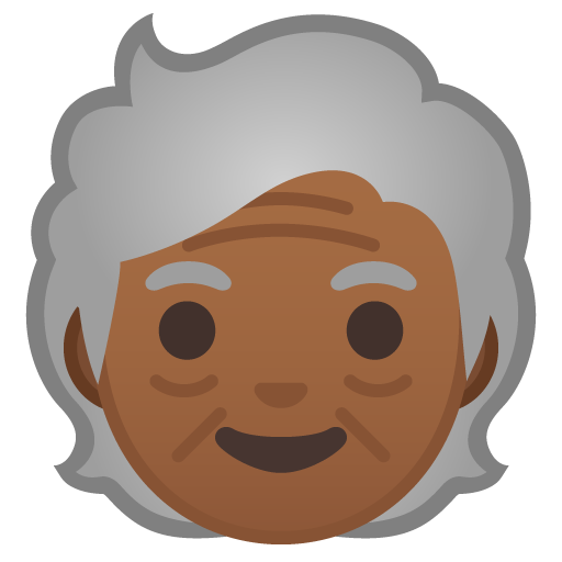 Older Person: Medium-Dark Skin Tone, the design in this release