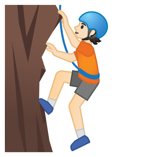 Person Climbing: Light Skin Tone, the design in this release