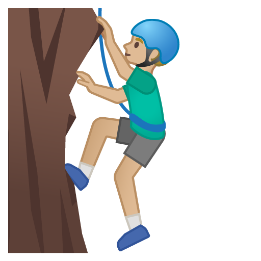 Man Climbing: Medium-Light Skin Tone, the design in this release