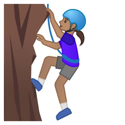 Woman Climbing: Medium Skin Tone, the design in this release