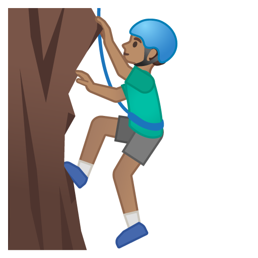 Man Climbing: Medium Skin Tone, the design in this release