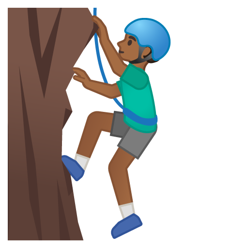 Man Climbing: Medium-Dark Skin Tone, the design in this release
