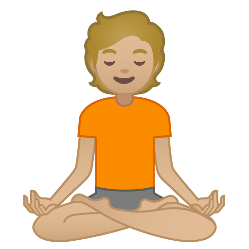 Person in Lotus Position: Medium-Light Skin Tone, the design in this release