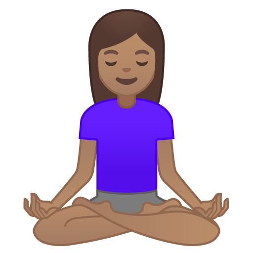Woman in Lotus Position: Medium Skin Tone, the design in this release