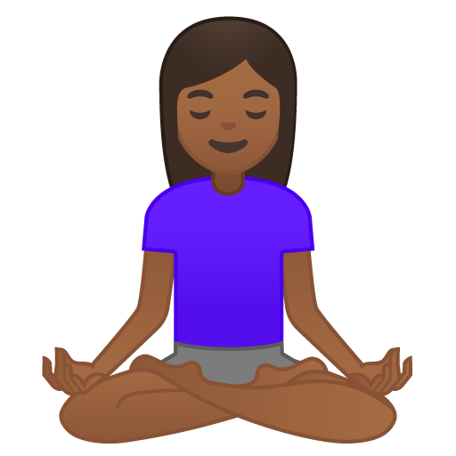Woman in Lotus Position: Medium-Dark Skin Tone, the design in this release