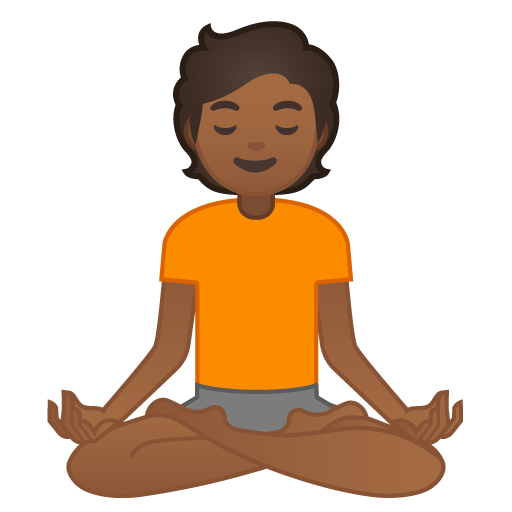 Person in Lotus Position: Medium-Dark Skin Tone, the design in this release