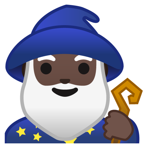 Man Mage: Dark Skin Tone, the design in this release