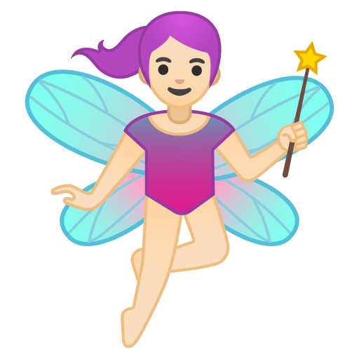 Woman Fairy: Light Skin Tone, the design in this release