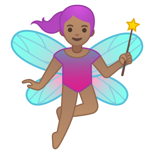 Woman Fairy: Medium Skin Tone, the design in this release