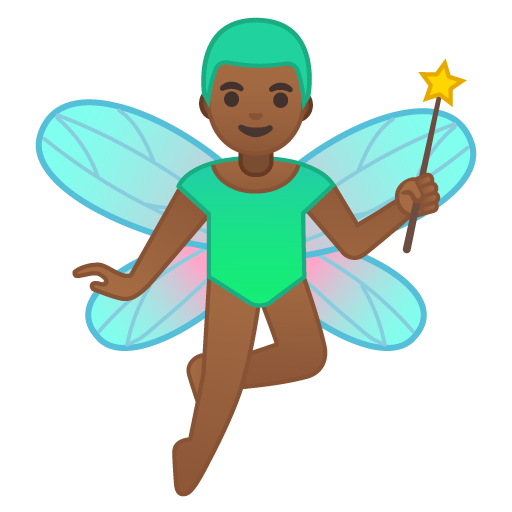 Man Fairy: Medium-Dark Skin Tone, the design in this release