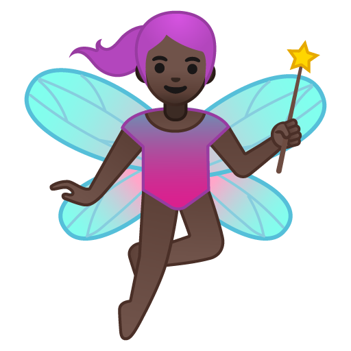 Woman Fairy: Dark Skin Tone, the design in this release