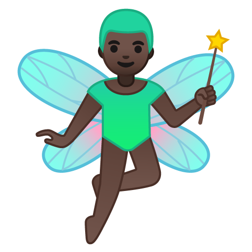 Man Fairy: Dark Skin Tone, the design in this release