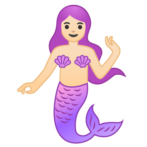 Mermaid: Light Skin Tone, the design in this release