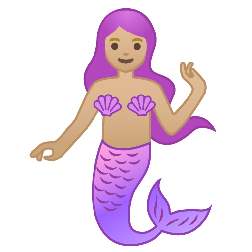 Mermaid: Medium-Light Skin Tone, the design in this release