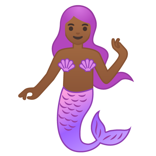Mermaid: Medium-Dark Skin Tone, the design in this release