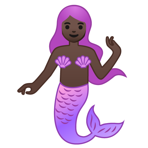 Mermaid: Dark Skin Tone, the design in this release