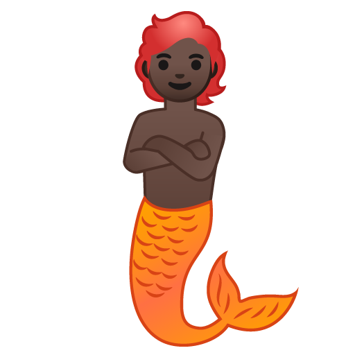 Merperson: Dark Skin Tone, the design in this release