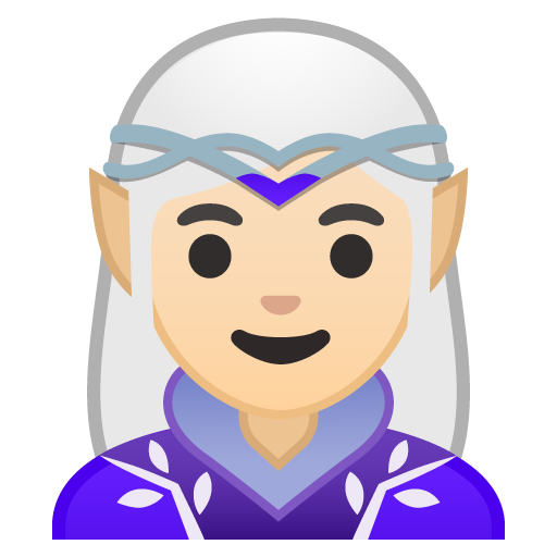 Woman Elf: Light Skin Tone, the design in this release