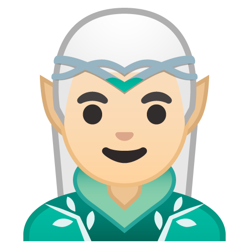 Man Elf: Light Skin Tone, the design in this release