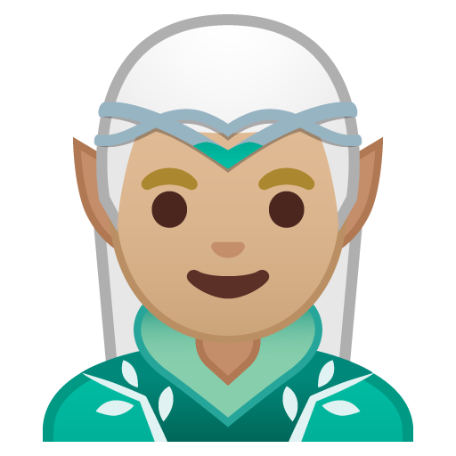 Man Elf: Medium-Light Skin Tone, the design in this release