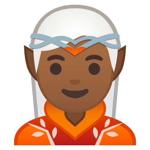 Elf: Medium-Dark Skin Tone, the design in this release