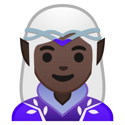 Woman Elf: Dark Skin Tone, the design in this release